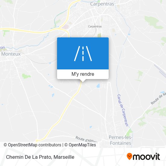 Chemin De La Prato plan
