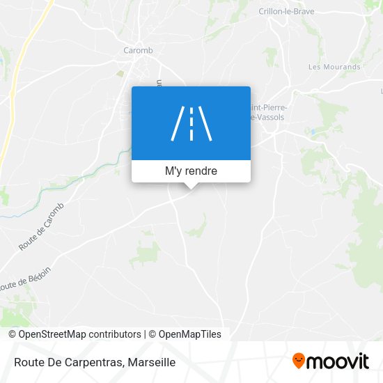 Route De Carpentras plan