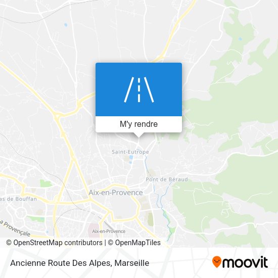 Ancienne Route Des Alpes plan