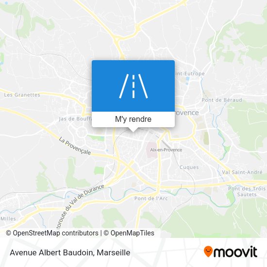Avenue Albert Baudoin plan