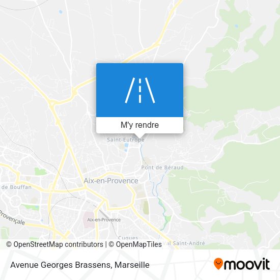Avenue Georges Brassens plan