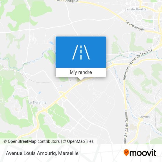 Avenue Louis Amouriq plan