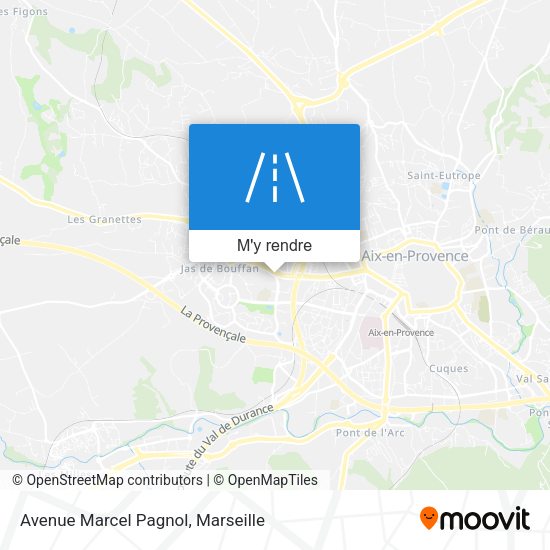Avenue Marcel Pagnol plan