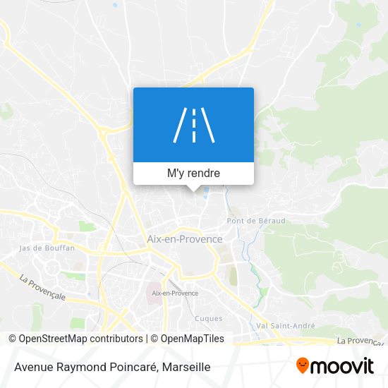 Avenue Raymond Poincaré plan