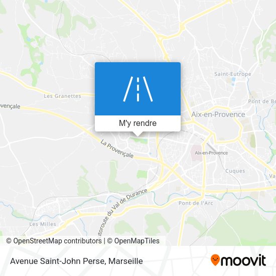 Avenue Saint-John Perse plan