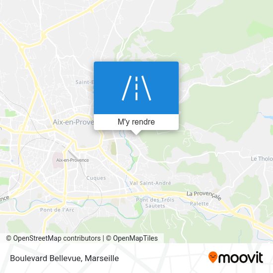 Boulevard Bellevue plan