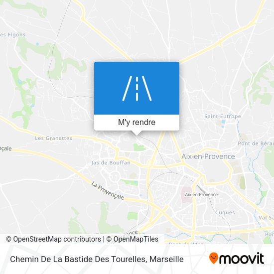 Chemin De La Bastide Des Tourelles plan