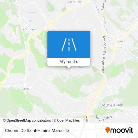 Chemin De Saint-Hilaire plan