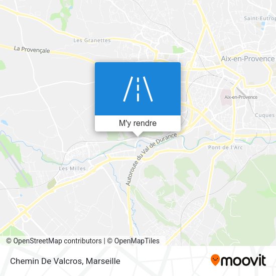 Chemin De Valcros plan