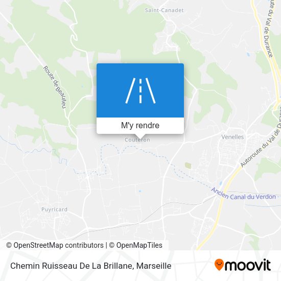 Chemin Ruisseau De La Brillane plan
