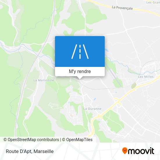 Route D'Apt plan