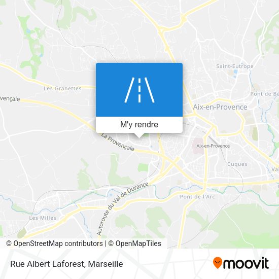 Rue Albert Laforest plan