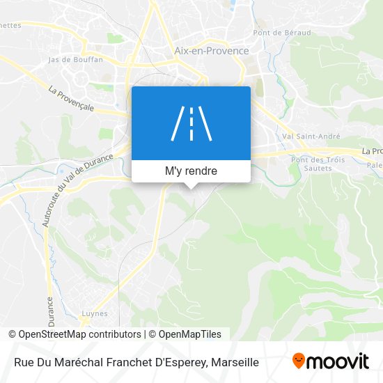 Rue Du Maréchal Franchet D'Esperey plan