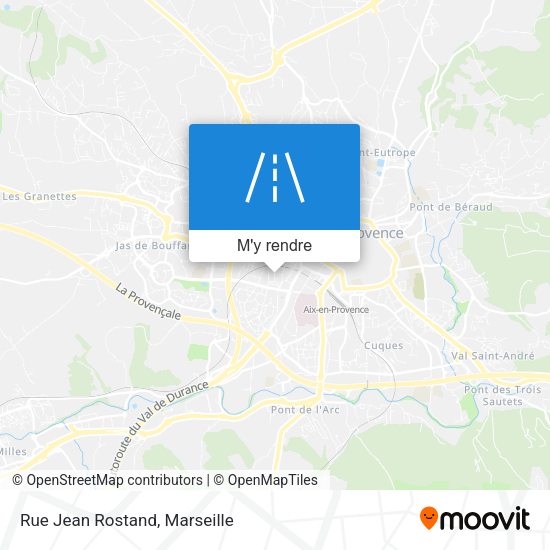 Rue Jean Rostand plan