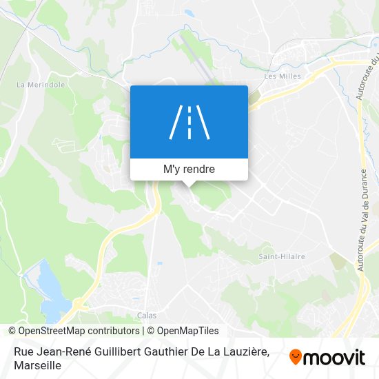 Rue Jean René Guillibert Gauthier De La Lauzière Comment aller à Rue Jean-René Guillibert Gauthier De La Lauzière à Aix