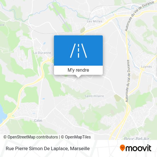 Rue Pierre Simon De Laplace plan
