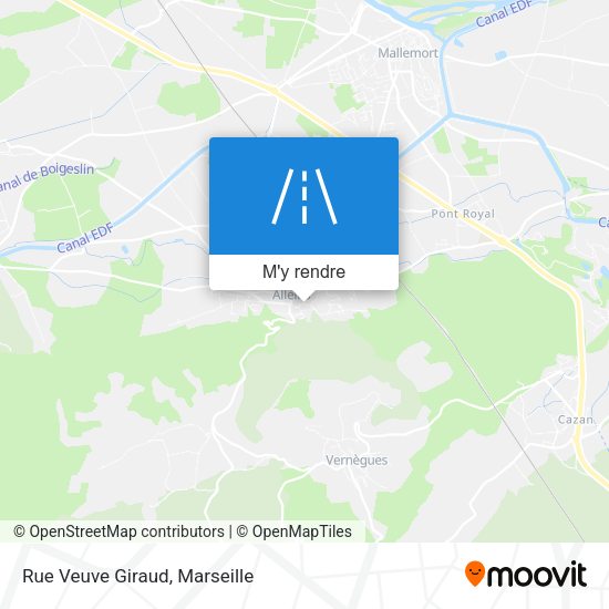 Rue Veuve Giraud plan