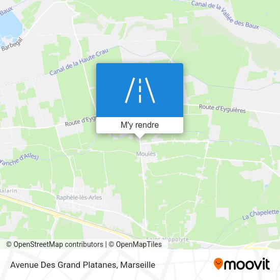 Avenue Des Grand Platanes plan