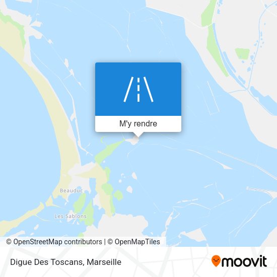 Digue Des Toscans plan