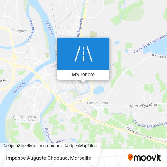 Impasse Auguste Chabaud plan