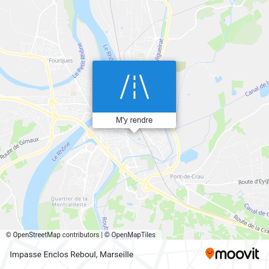 Impasse Enclos Reboul plan