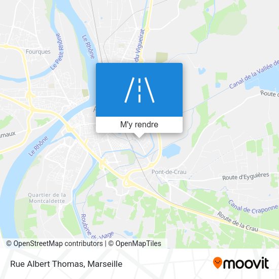 Rue Albert Thomas plan