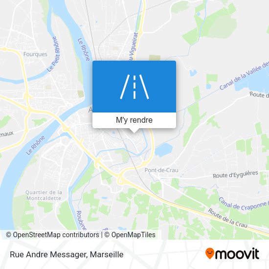 Rue Andre Messager plan