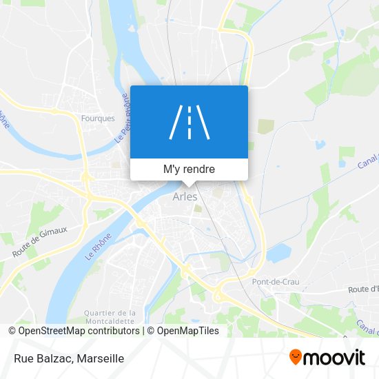 Rue Balzac plan