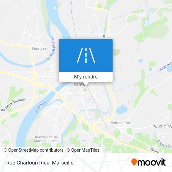 Rue Charloun Rieu plan
