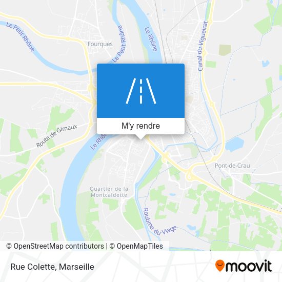Rue Colette plan