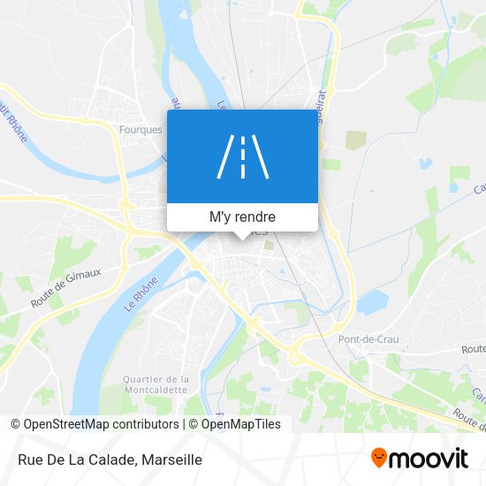 Rue De La Calade plan