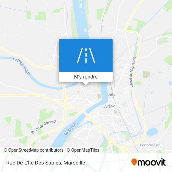 Rue De L'Île Des Sables plan