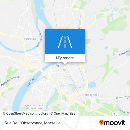 Rue De L'Observance plan