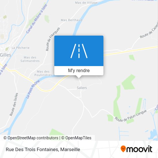 Rue Des Trois Fontaines plan