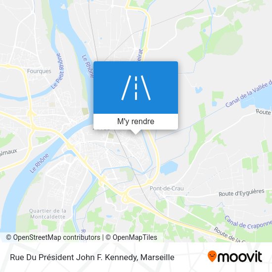 Rue Du Président John F. Kennedy plan