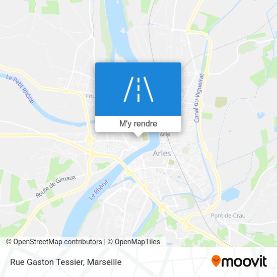 Rue Gaston Tessier plan