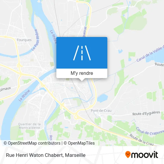 Rue Henri Waton Chabert plan