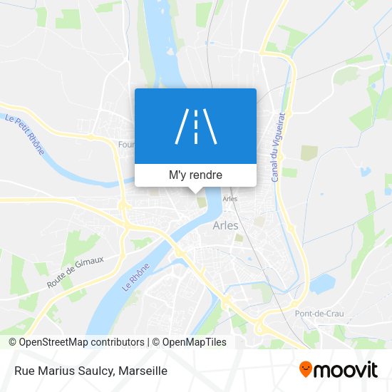 Rue Marius Saulcy plan