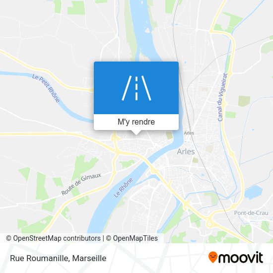 Rue Roumanille plan