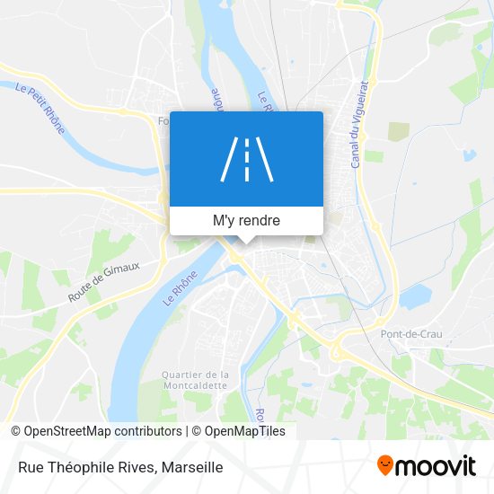 Rue Théophile Rives plan