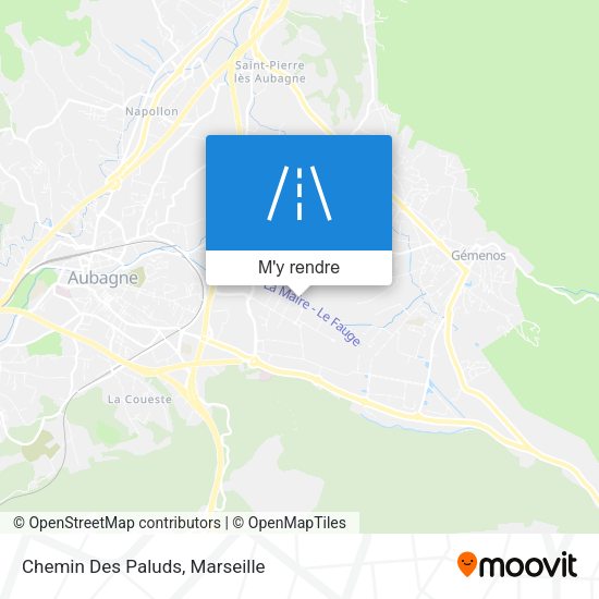 Chemin Des Paluds plan