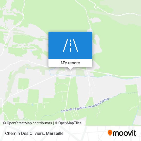 Chemin Des Oliviers plan