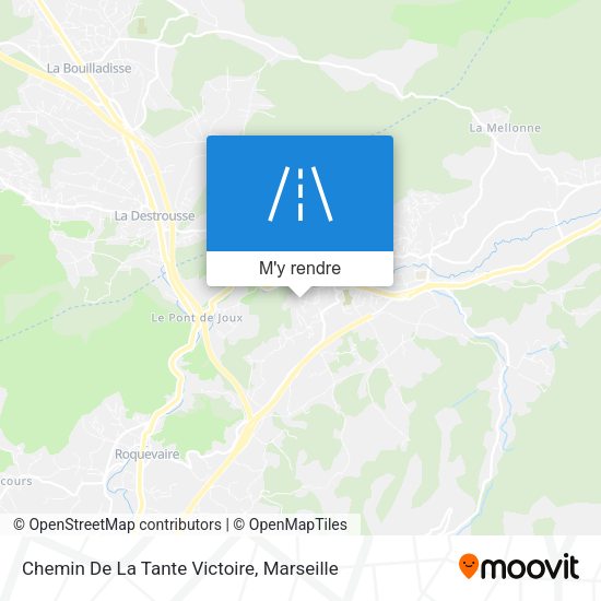 Chemin De La Tante Victoire plan