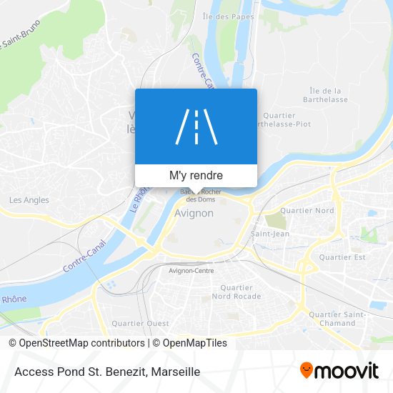 Access Pond St. Benezit plan