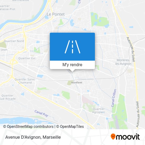 Avenue D'Avignon plan