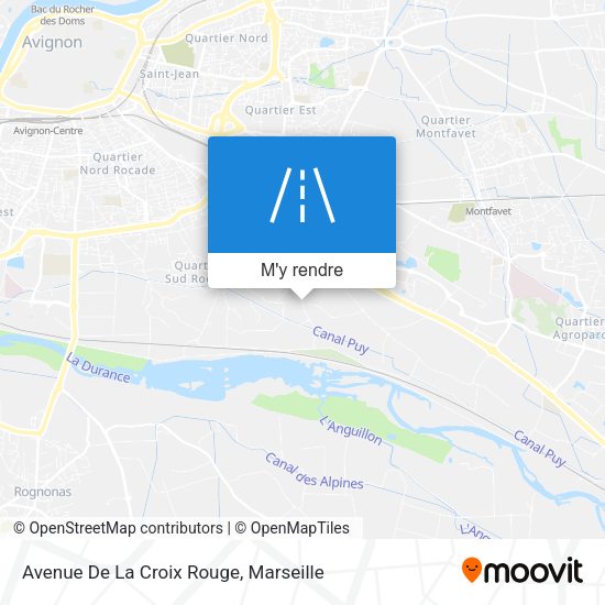 Avenue De La Croix Rouge plan