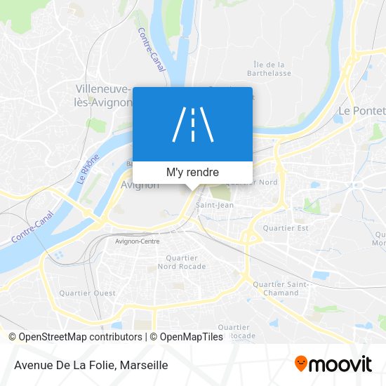 Avenue De La Folie plan