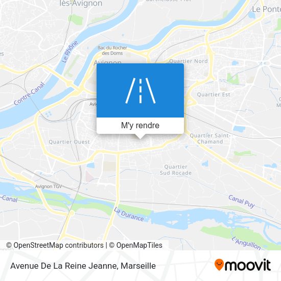 Avenue De La Reine Jeanne plan