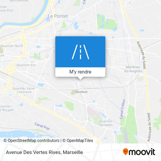 Avenue Des Vertes Rives plan