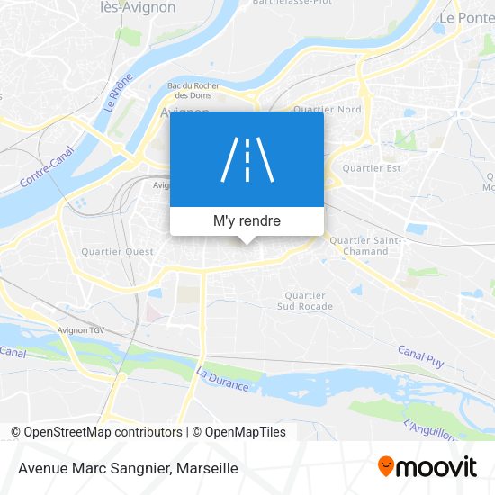 Avenue Marc Sangnier plan